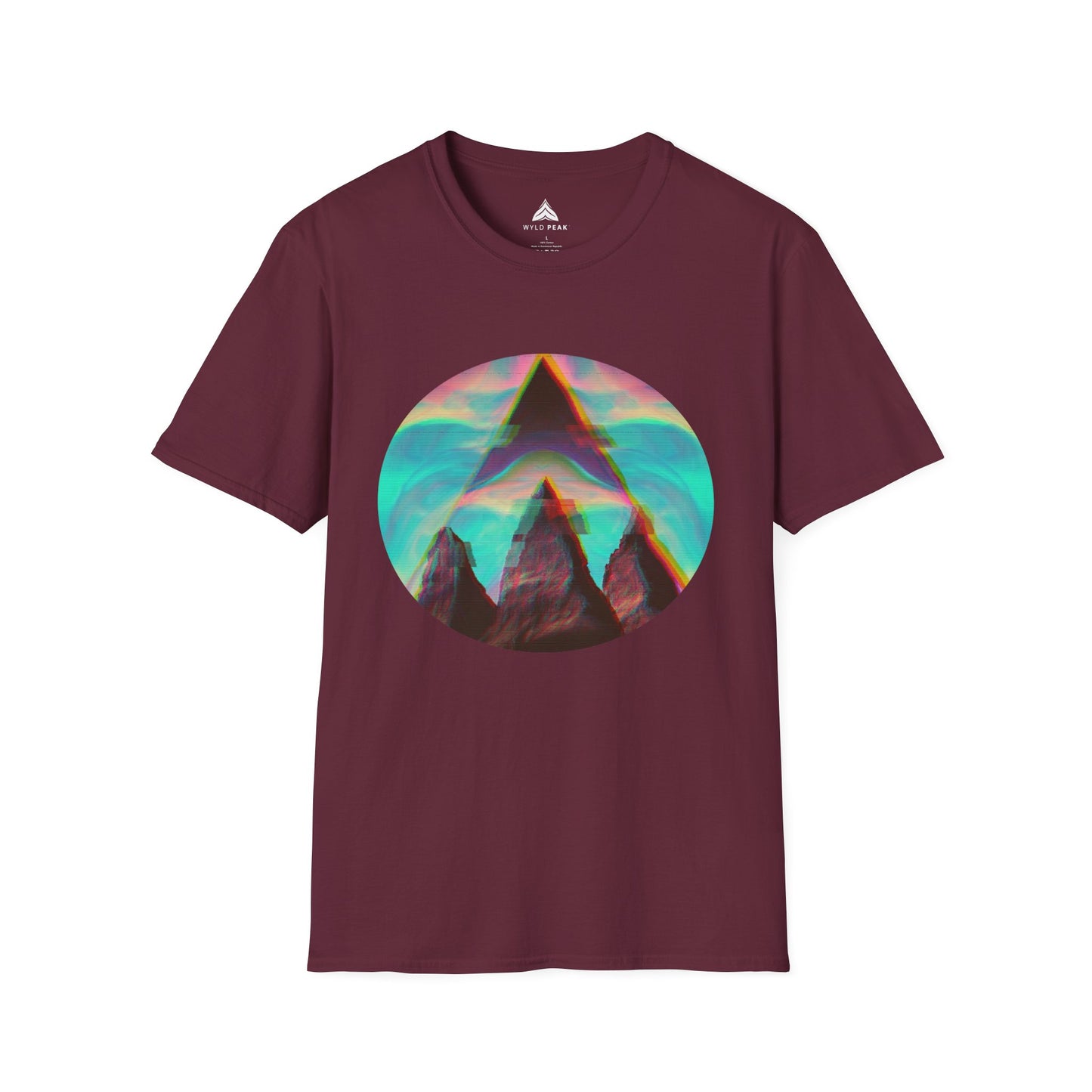 Fusion Peak Men's T-Shirt Organic Cotton Tee | Unisex Softstyle Tee