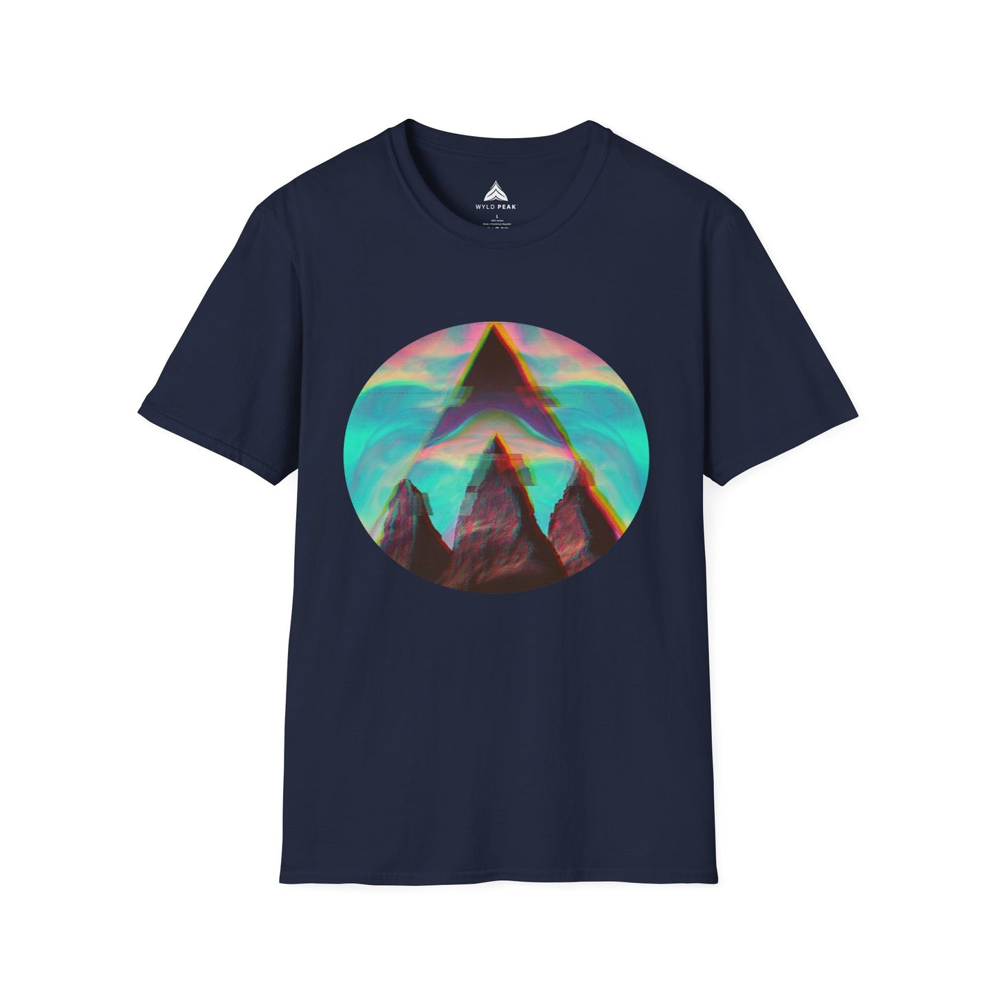 Fusion Peak Men's T-Shirt Organic Cotton Tee | Unisex Softstyle Tee