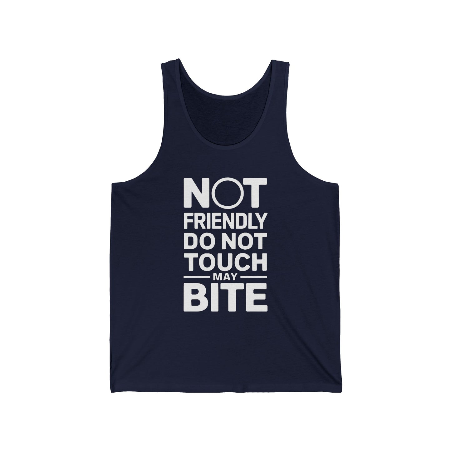 Not Friendly Unisex Organic Cotton Jersey Tank