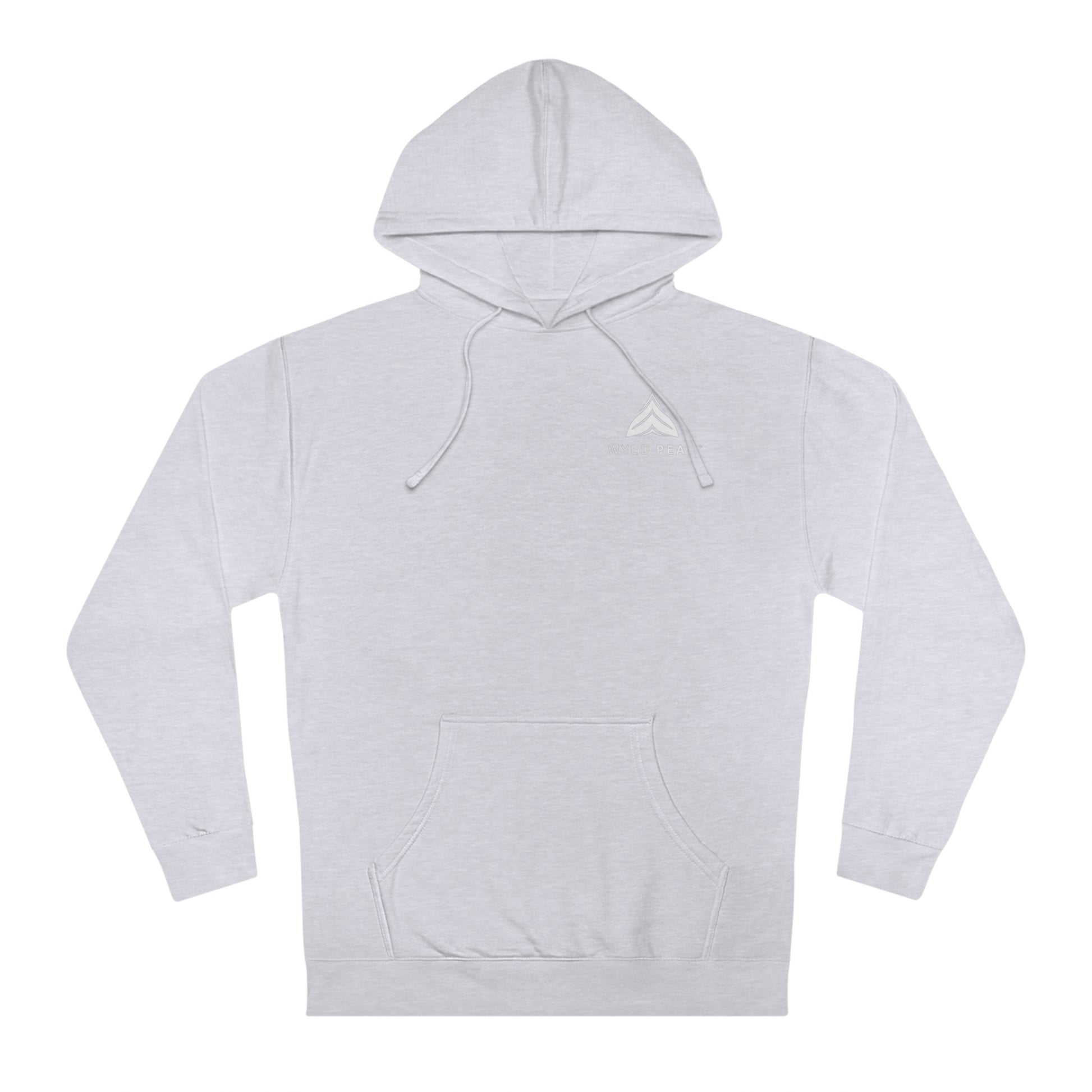 Unisex classic hooded sweatshirt hoodie in grey