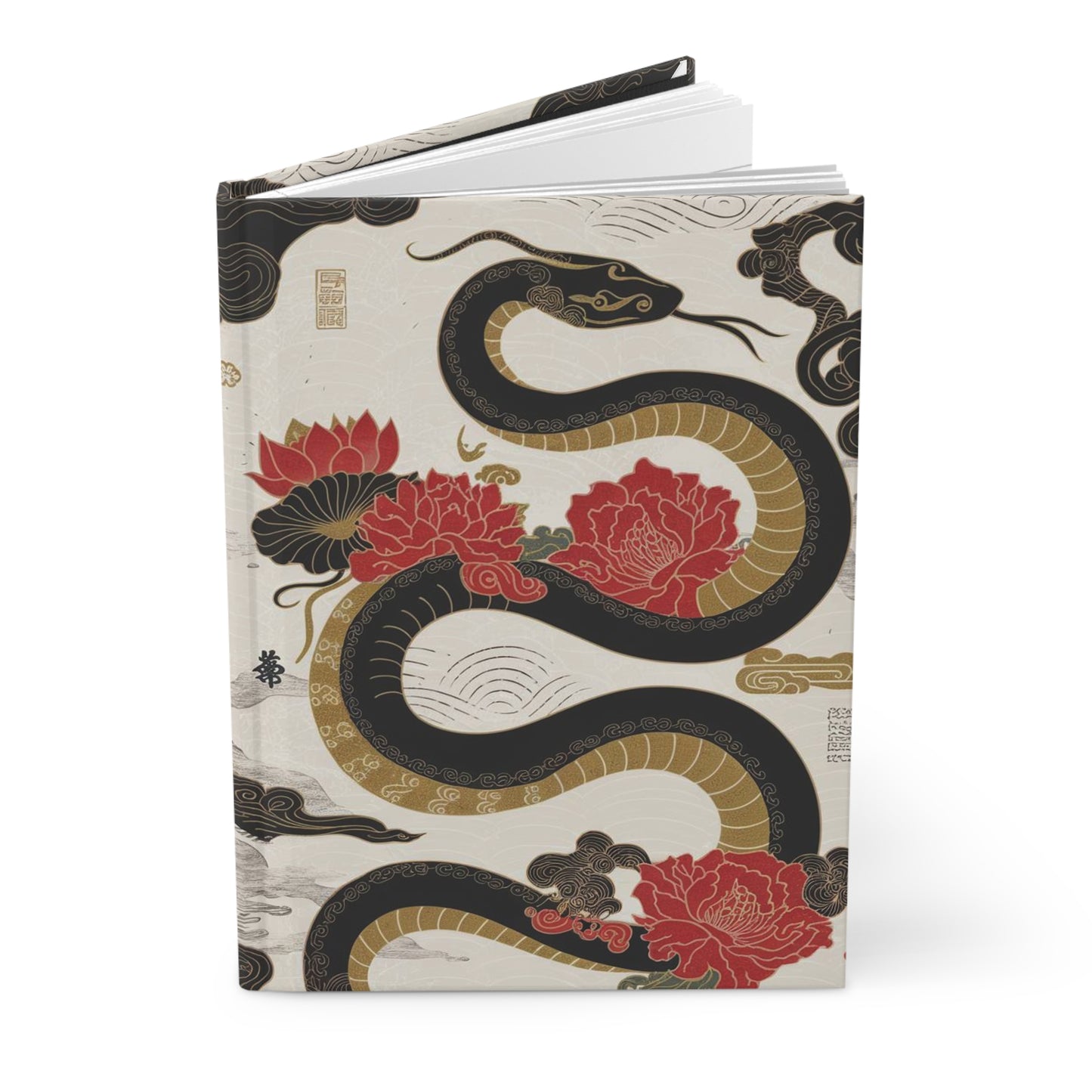 Year of the Snake Hardcover Journal | Matte Notebook | Elegant Writing Diary | Gift for Writers | Diary