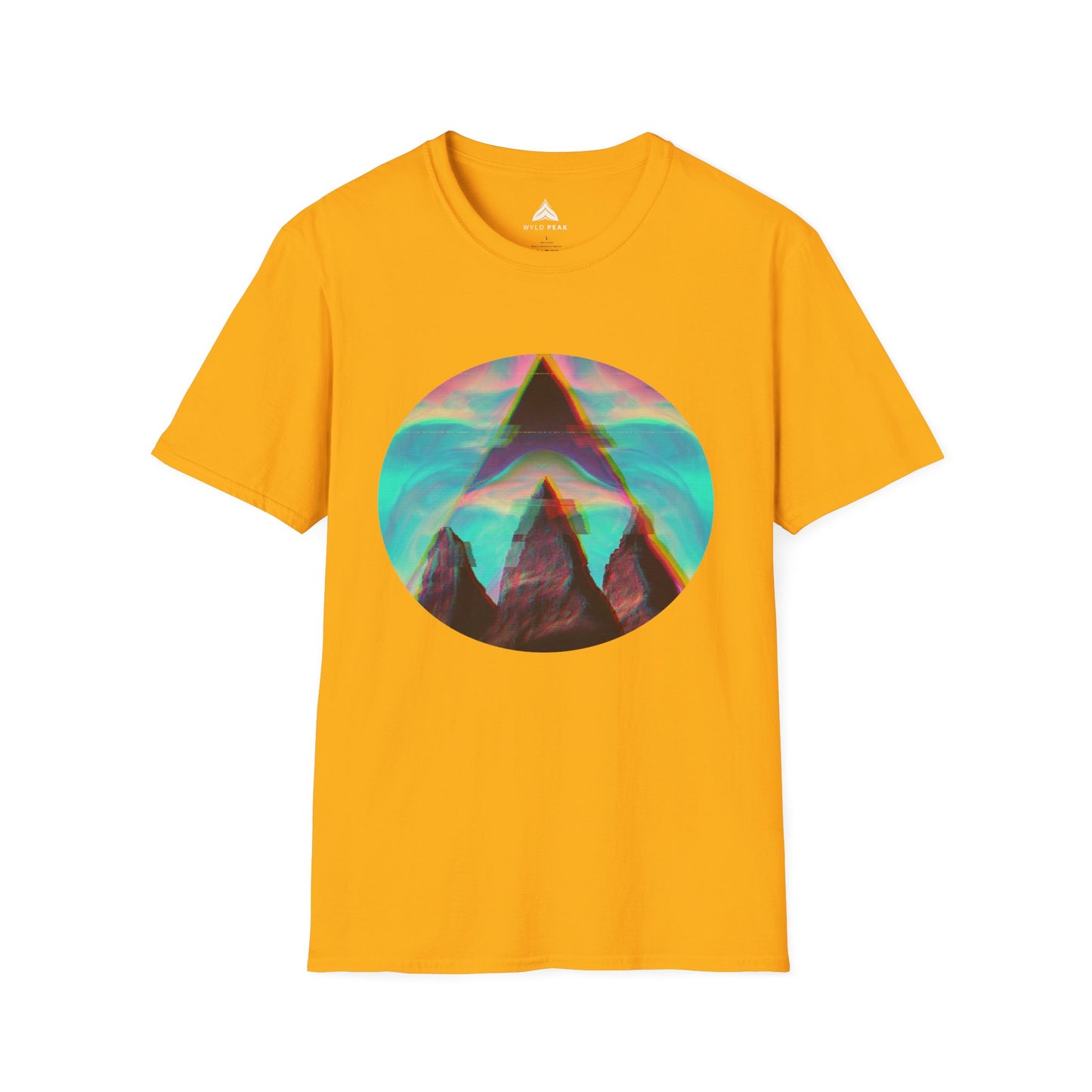 Fusion Peak Men's T-Shirt Organic Cotton Tee | Unisex Softstyle Tee