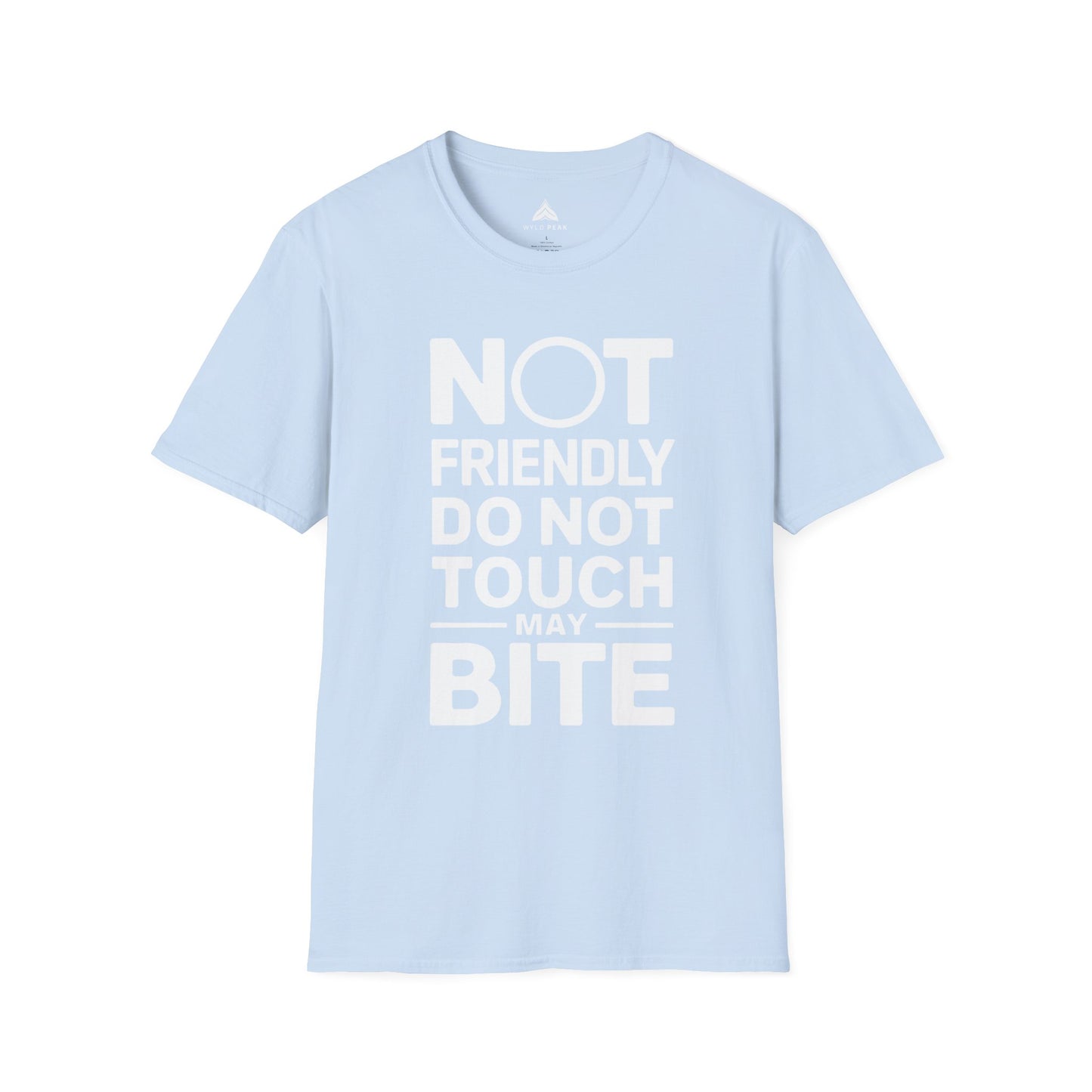 Not Friendly Men's T-Shirt Organic Cotton Outdoor Tee | Unisex Softstyle Tee