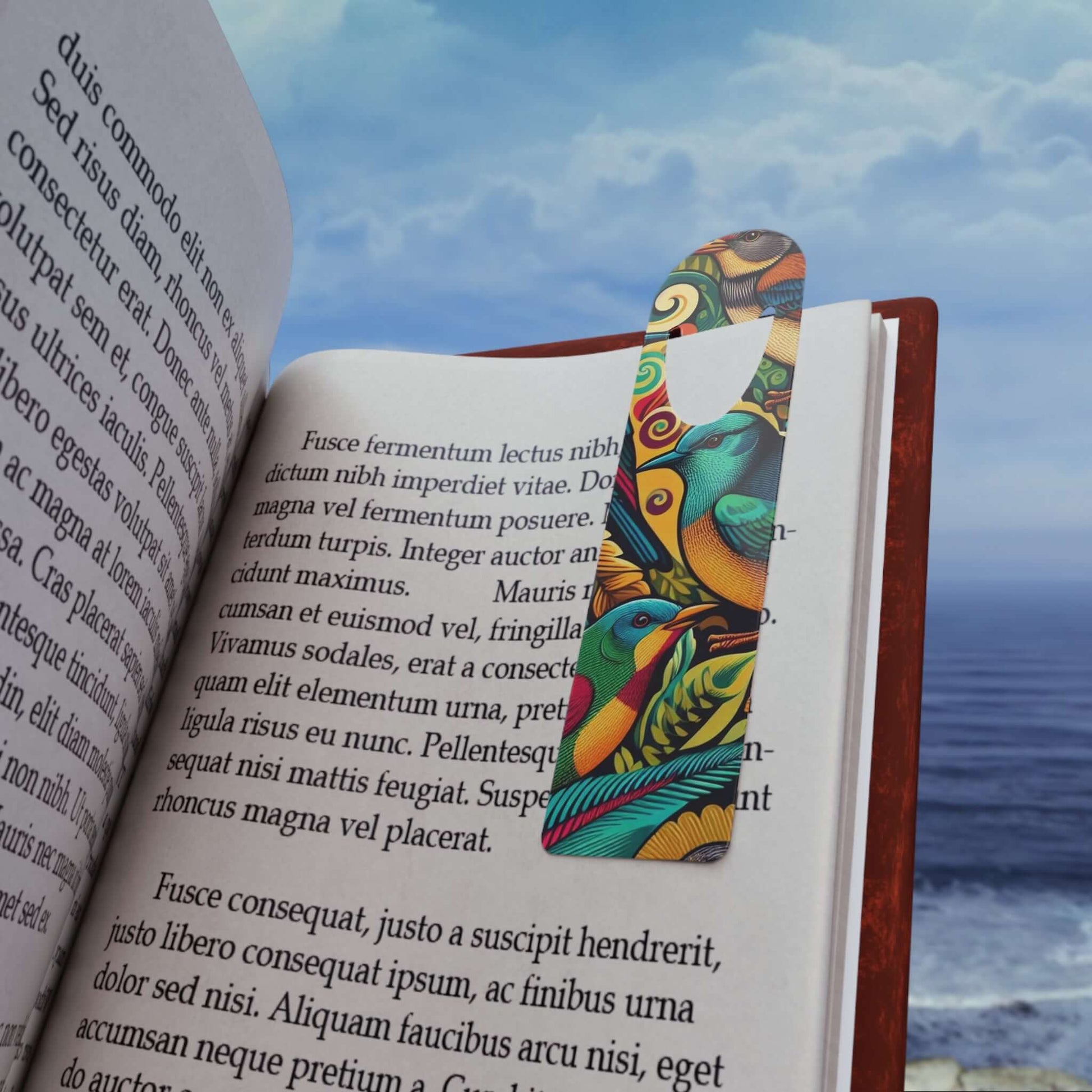 1.5"x5" Aluminum NZ Native Bird Bookmark | Unique Design | Bookworm Gift | Bookish Accessories | Assembled in USA - Wyld Peak