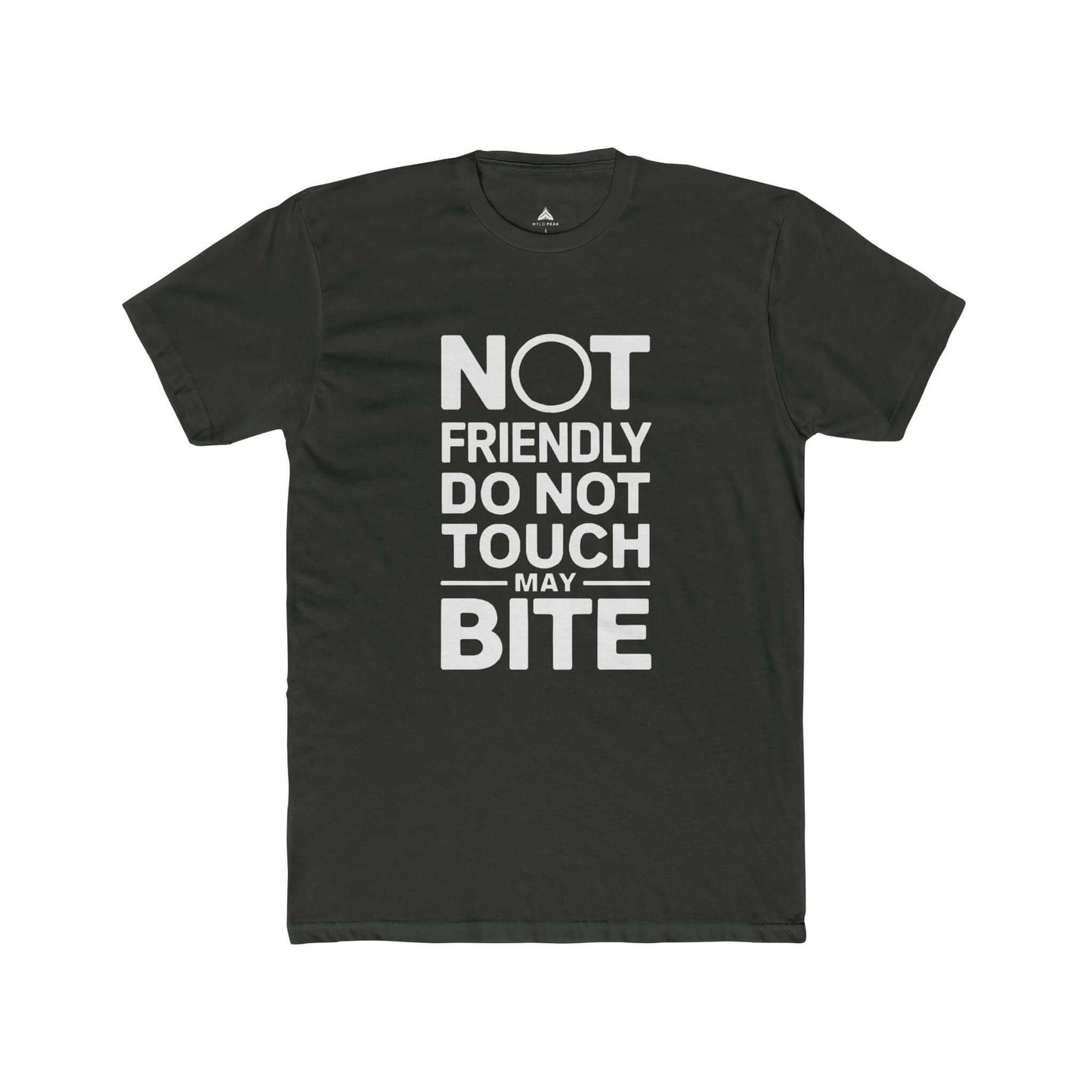 Premium cotton women's t-shirt featuring cheeky 'Not Friendly' statement, ideal for everyday wear.