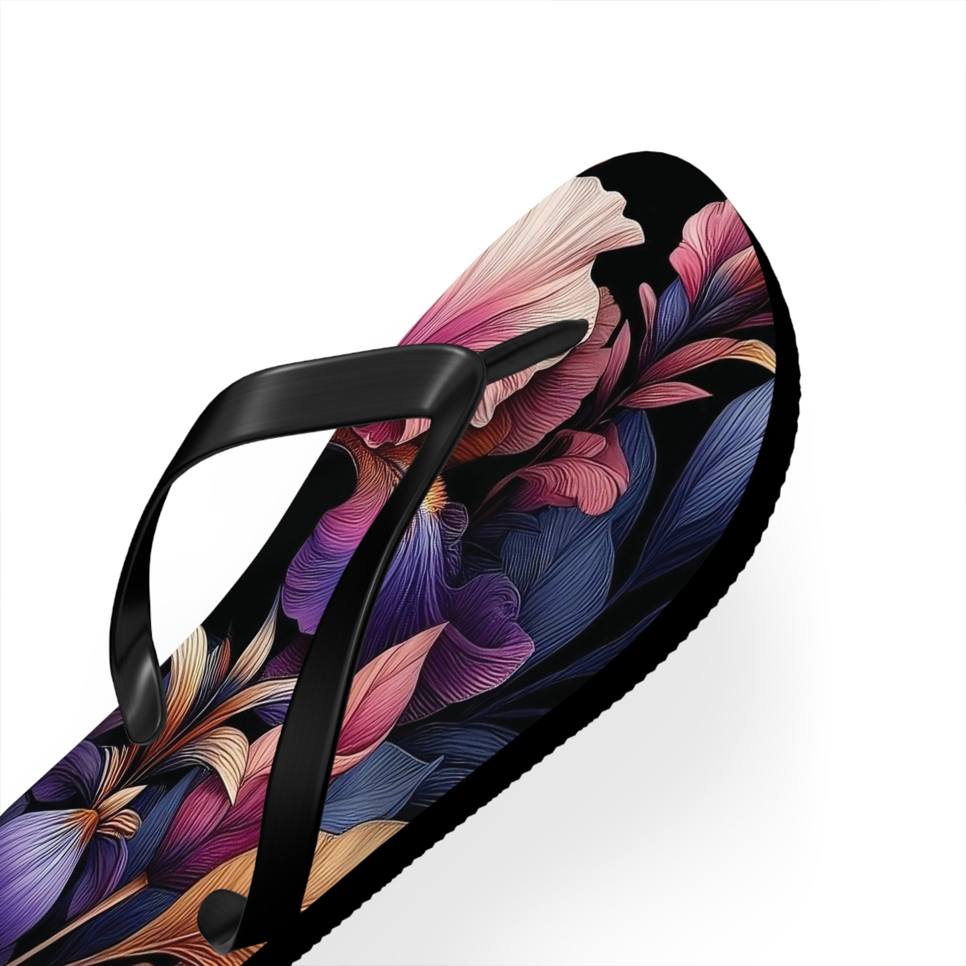 Fleur de lis Floral Flip Flops - Wyld Peak