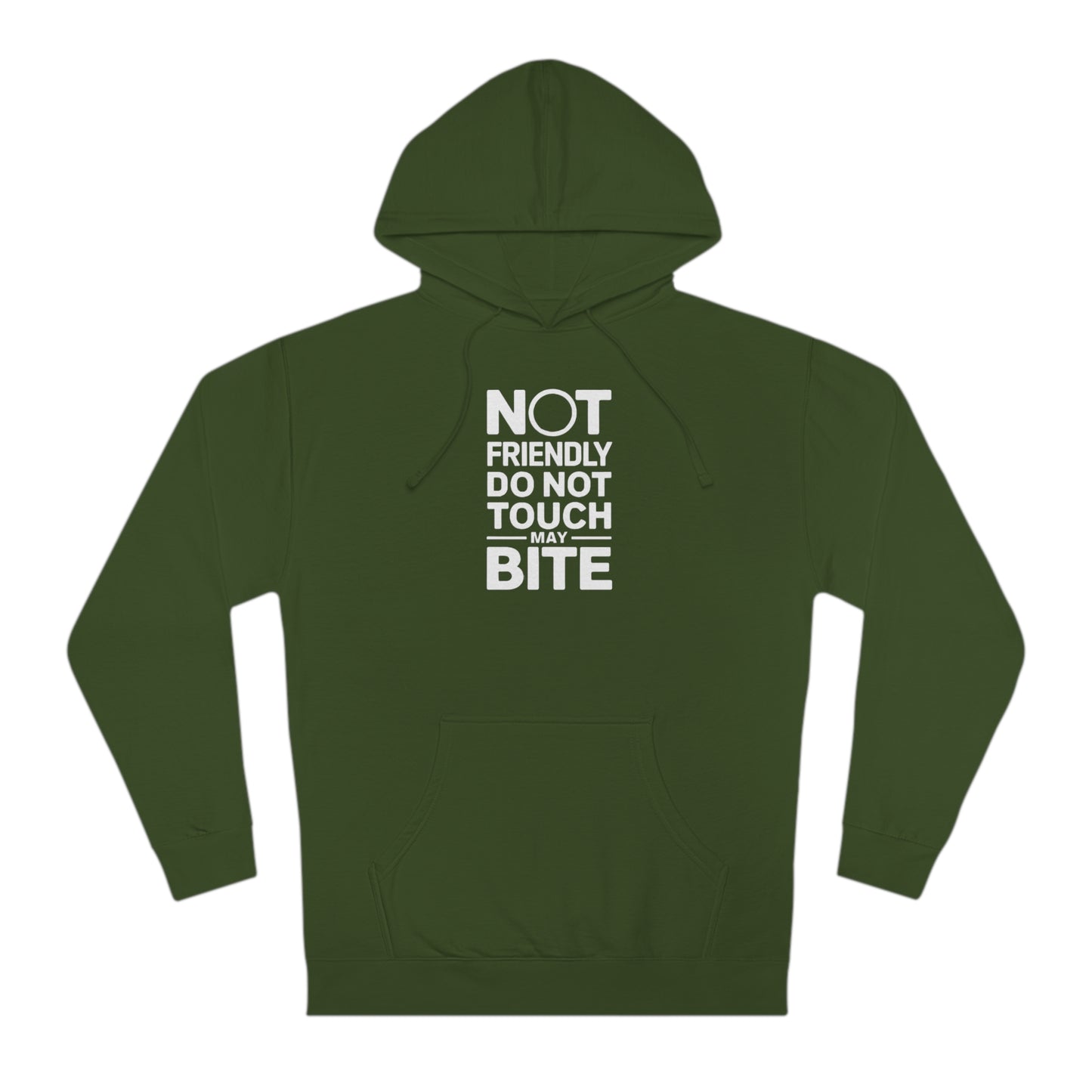 DO NOT TOUCH Unisex Cotton Hooded Sweatshirt Hoodie