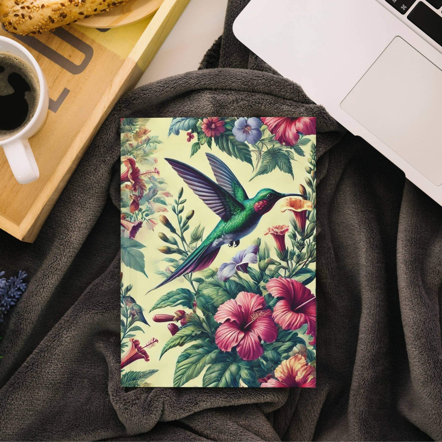 Hummingbird Hardcover Journal | Matte Finish Notebook | Elegant Writing Diary | Gift for Writers | Diary