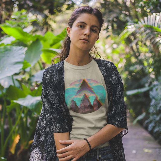 Fusion Peak Women's T-Shirt Organic Cotton Tee | Unisex Softstyle Tee