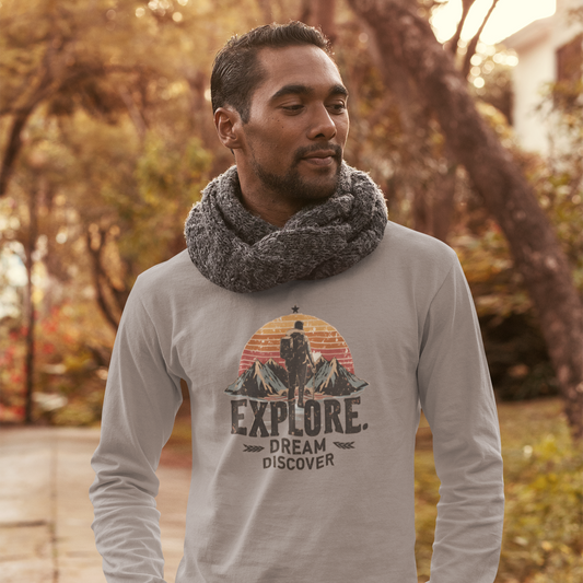 Explorer Unisex Ultra Cotton Long Sleeve Tee Tshirt