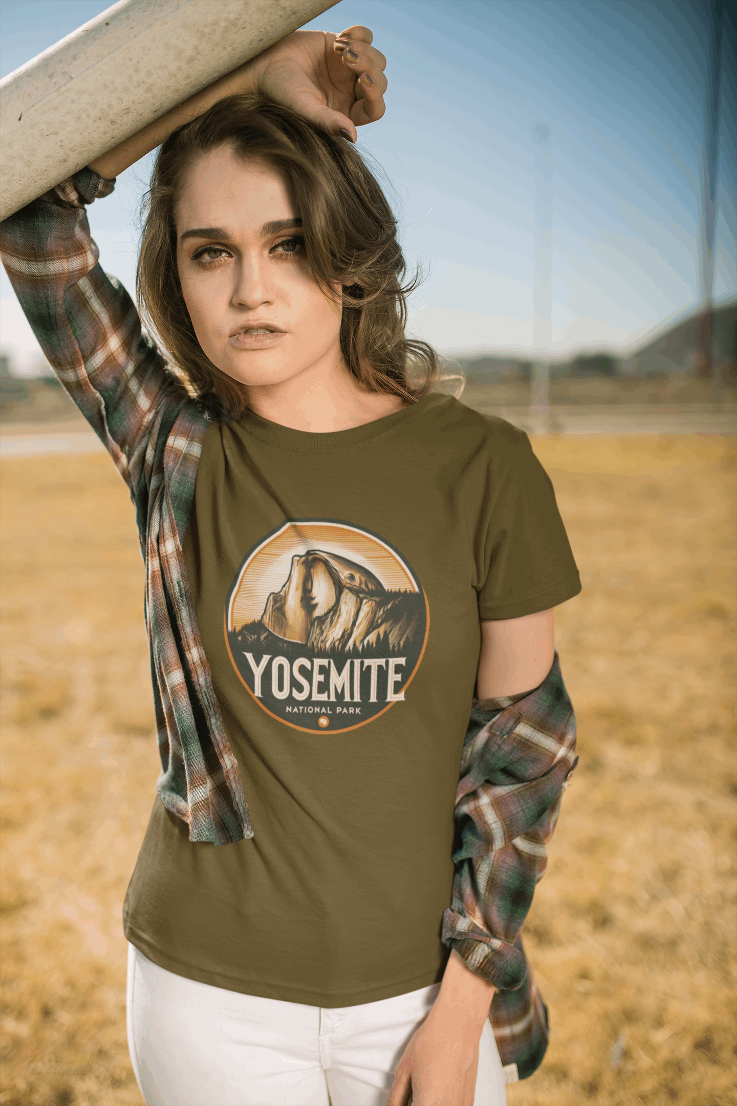 Yosemite Half Dome National Park Unisex Shirt – Eco-Friendly Hiking Tee | Classic Fit, Perfect for Camping, Travel & Adventure