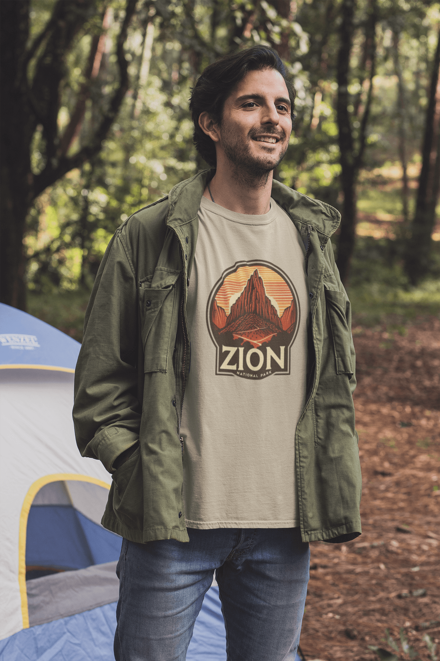 Angels Landing Zion National Park Unisex Shirt – Eco-Friendly Hiking Tee | Classic Fit, for Camping, Travel & Adventure