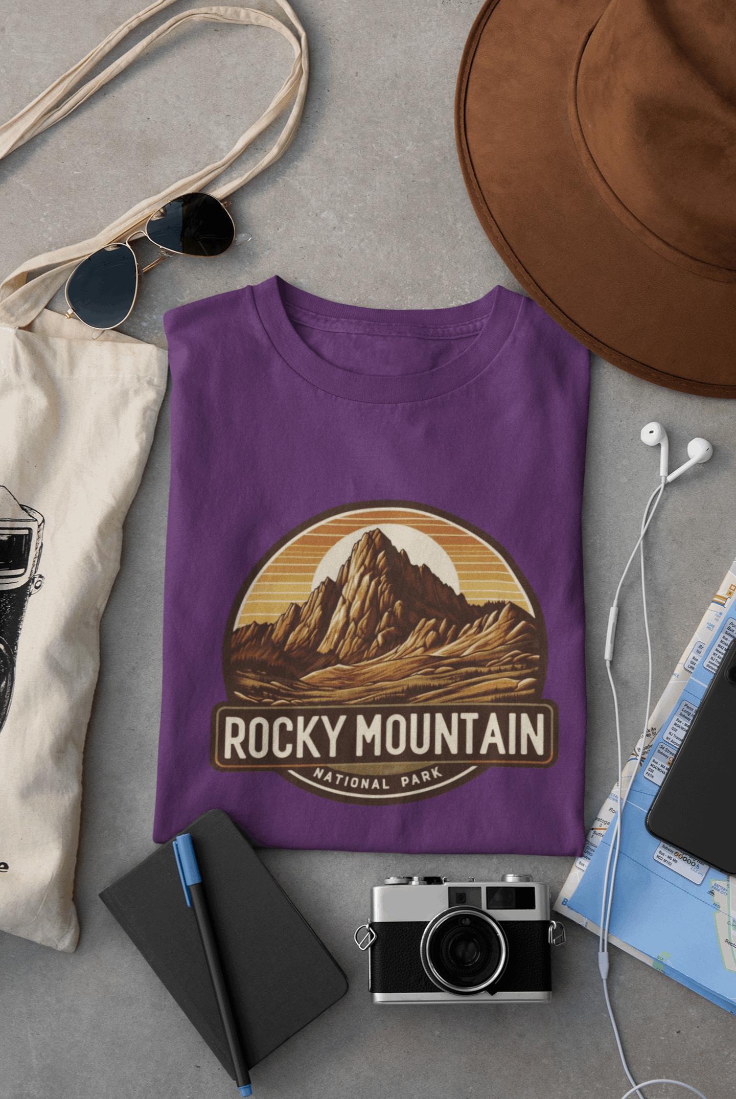 Longs Peak | Rocky Mountain National Park | Unisex Shirt – Eco-Friendly Hiking Tee | Classic Fit, Perfect for Camping, Travel & Adventure