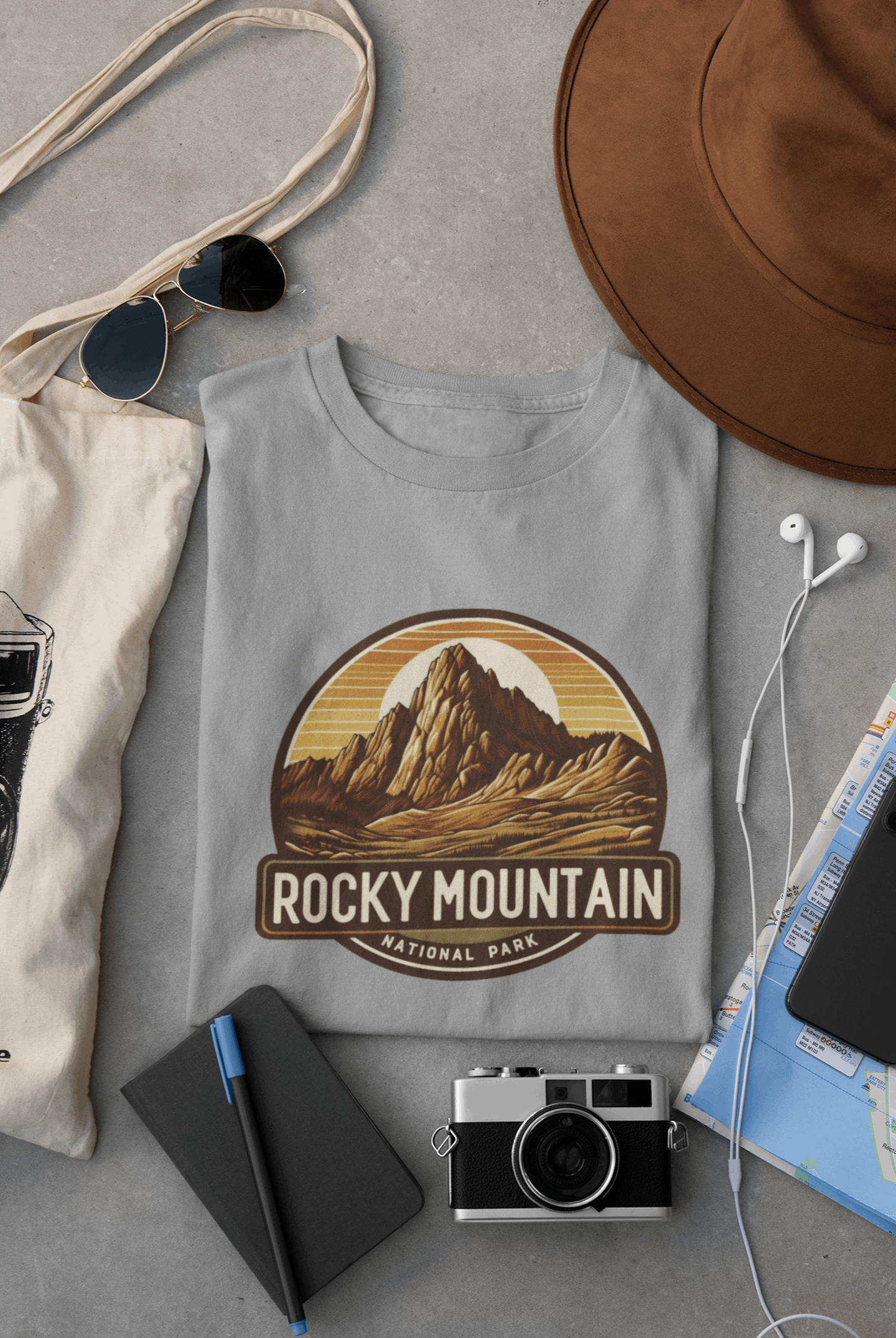 Longs Peak | Rocky Mountain National Park | Unisex Shirt – Eco-Friendly Hiking Tee | Classic Fit, Perfect for Camping, Travel & Adventure