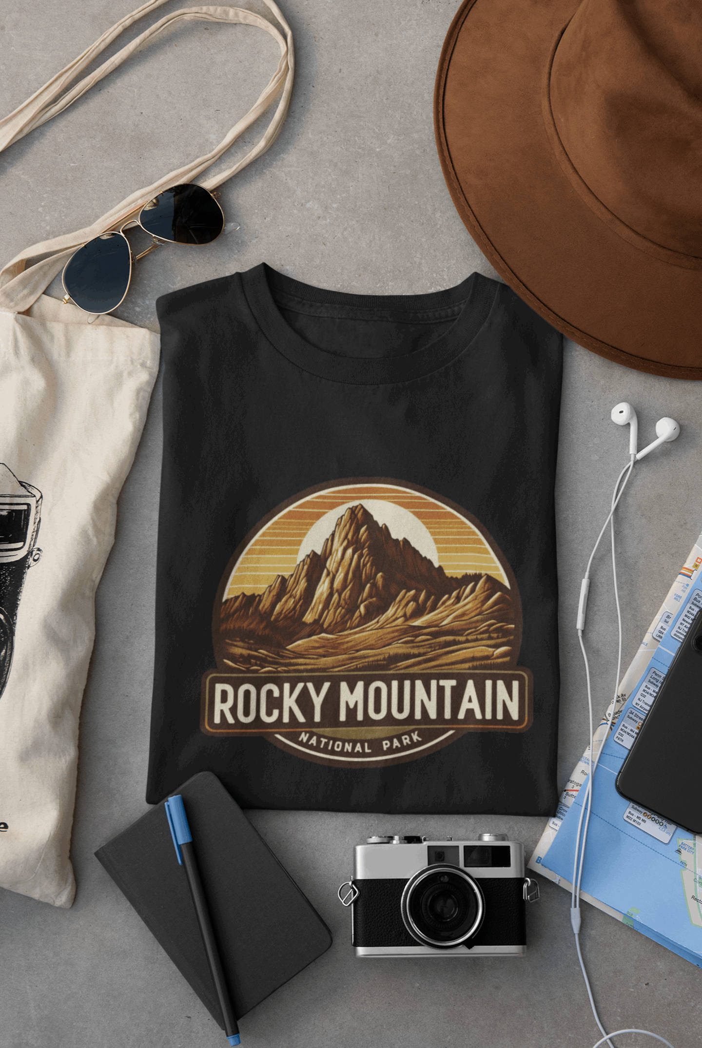 Longs Peak | Rocky Mountain National Park | Unisex Shirt – Eco-Friendly Hiking Tee | Classic Fit, Perfect for Camping, Travel & Adventure