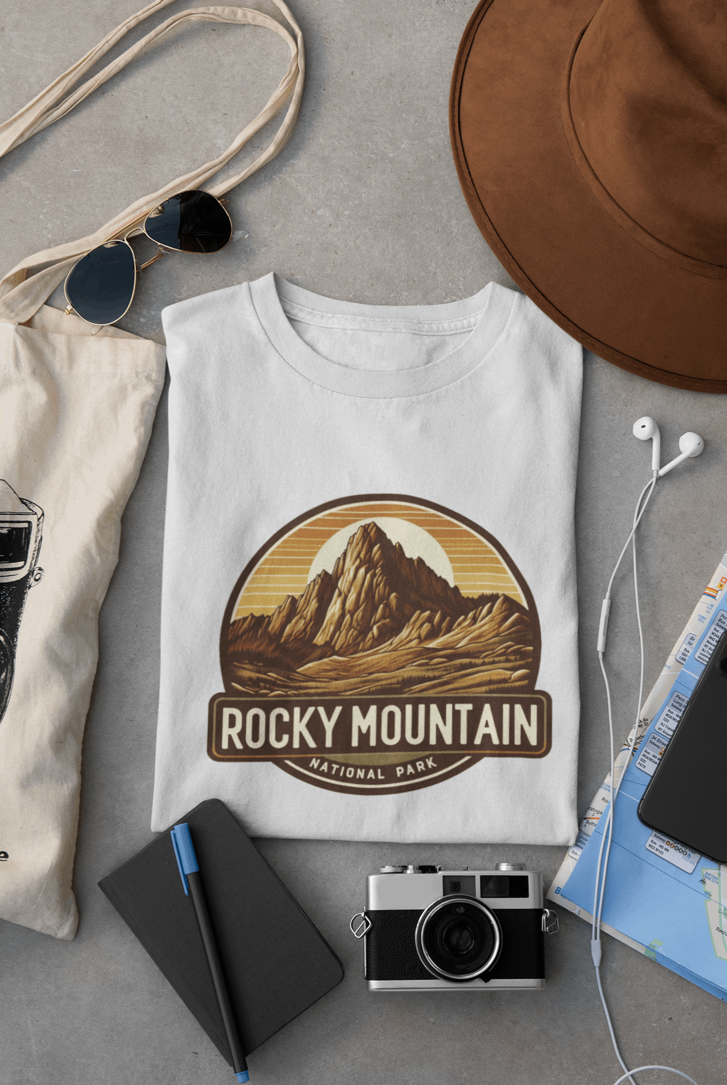 Longs Peak | Rocky Mountain National Park | Unisex Shirt – Eco-Friendly Hiking Tee | Classic Fit, Perfect for Camping, Travel & Adventure