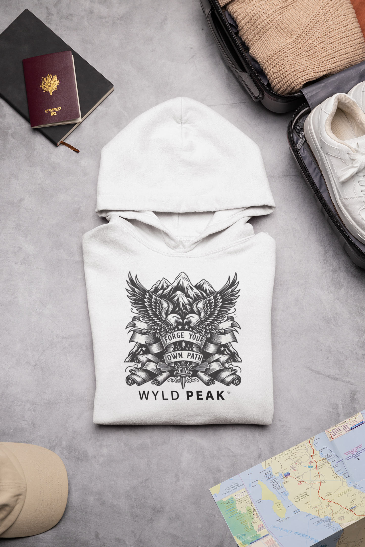 Americana Unisex Cotton Hooded Sweatshirt Hoodie