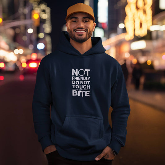 DO NOT TOUCH Unisex Cotton Hooded Sweatshirt Hoodie