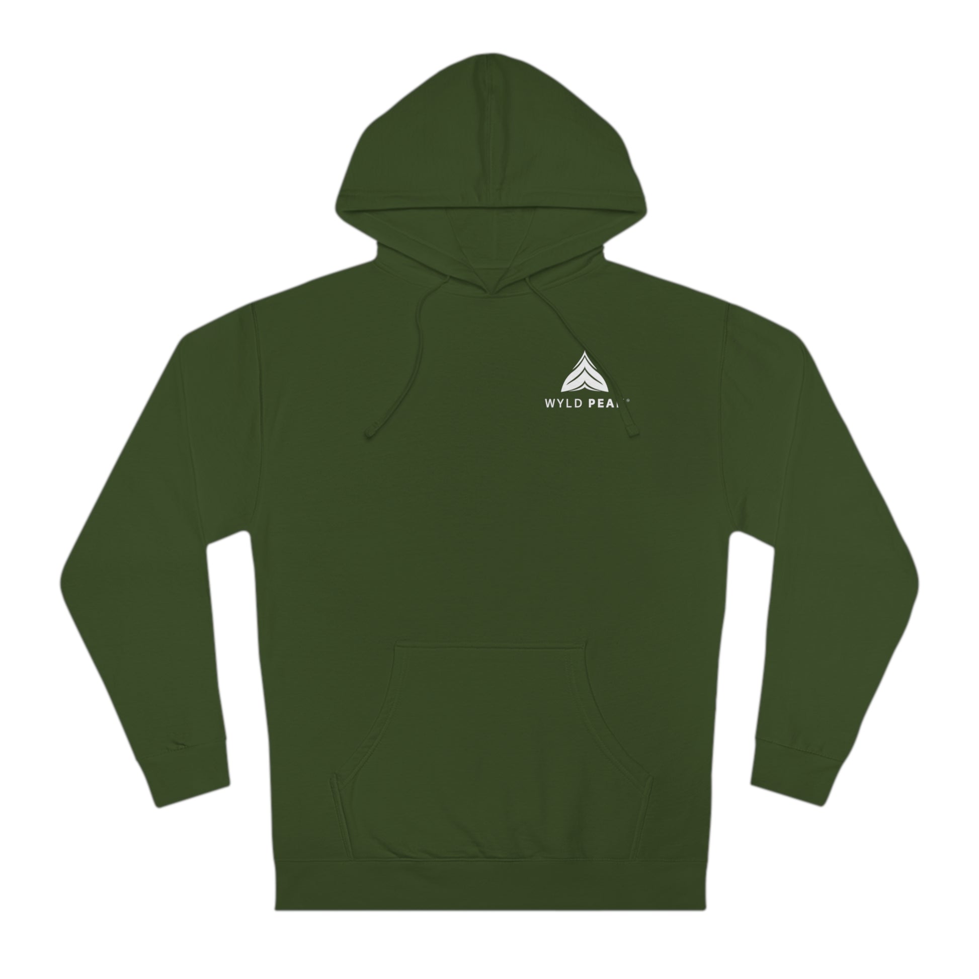 Unisex classic hooded sweatshirt hoodie in green