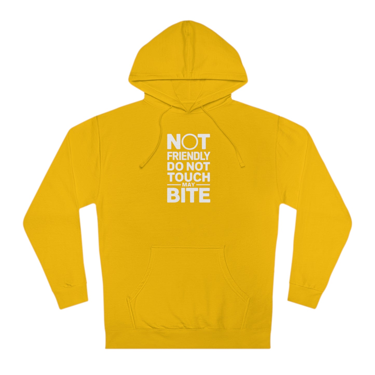 DO NOT TOUCH Unisex Cotton Hooded Sweatshirt Hoodie