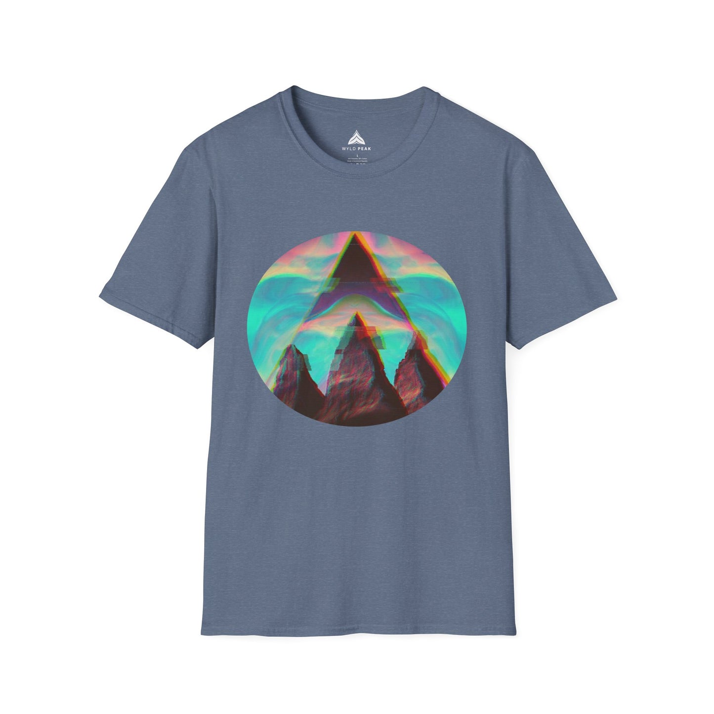 Fusion Peak Men's T-Shirt Organic Cotton Tee | Unisex Softstyle Tee