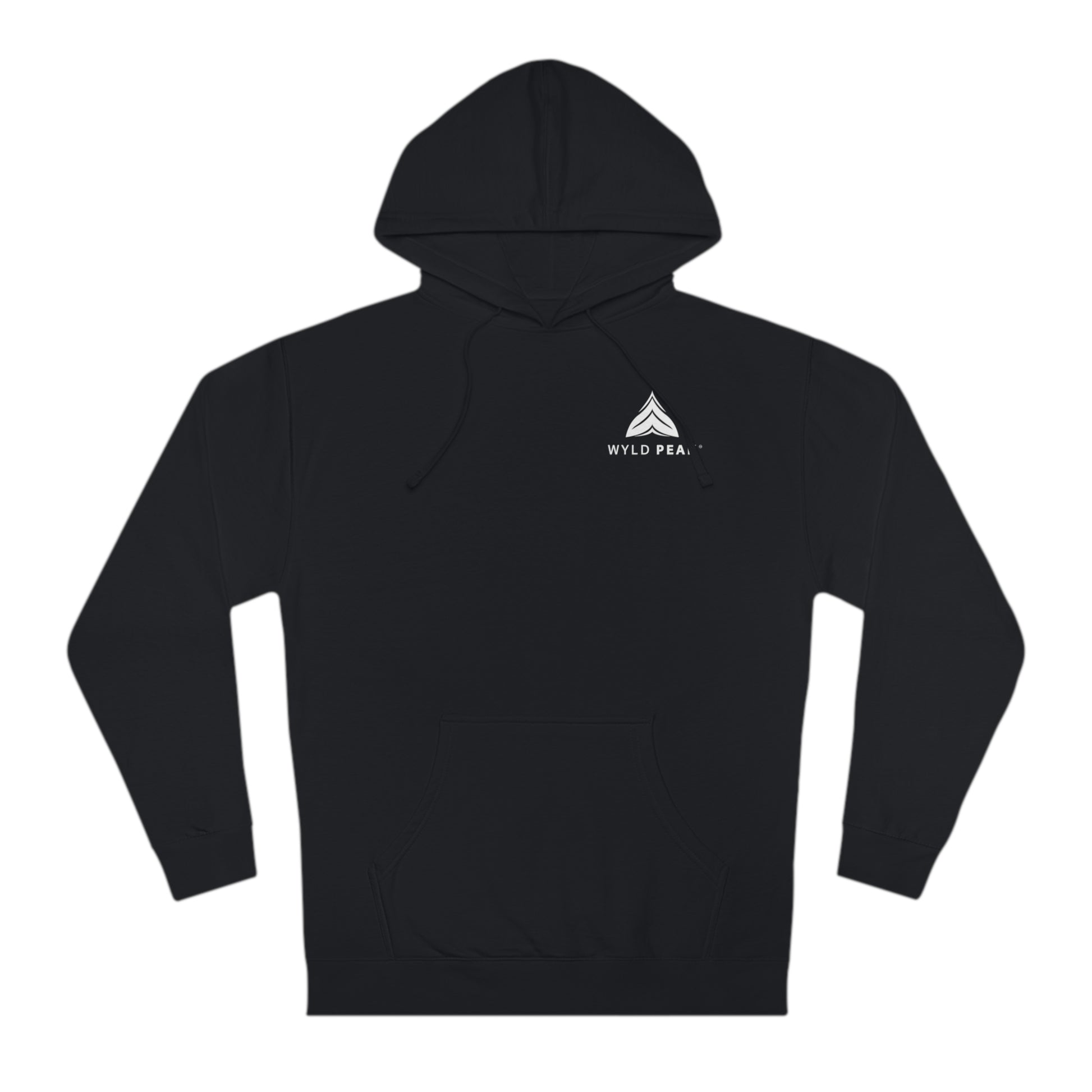 Unisex classic hooded sweatshirt hoodie in black
