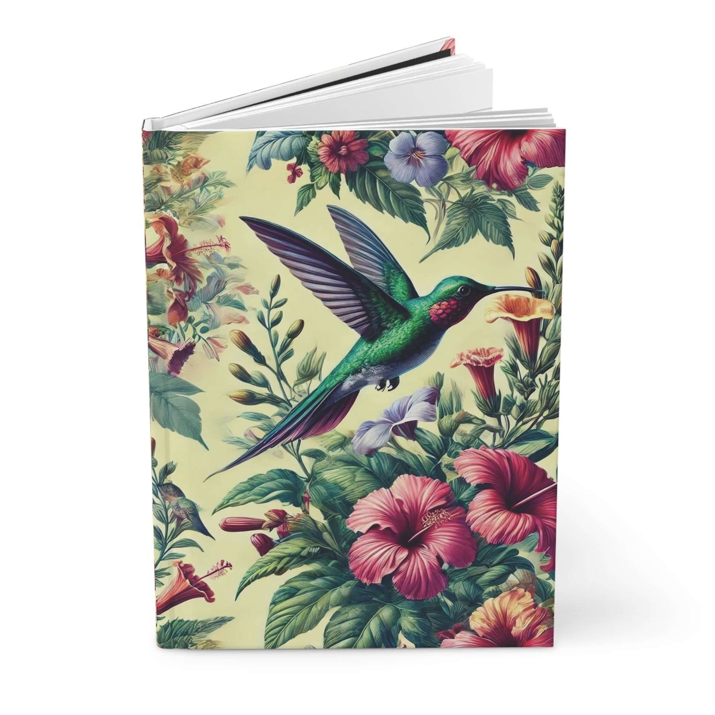 Hummingbird Hardcover Journal | Matte Finish Notebook | Elegant Writing Diary | Gift for Writers | Diary