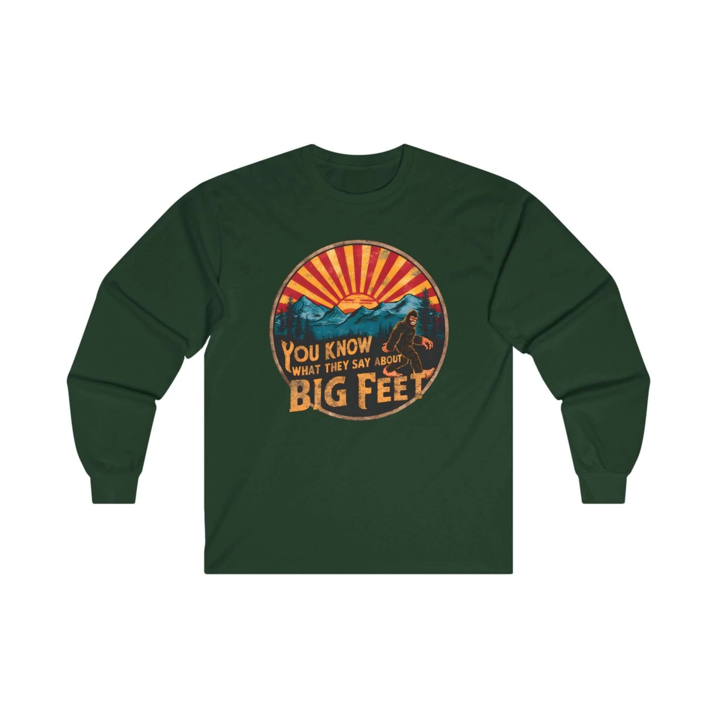 Long Sleeve Bigfoot Tee - Unisex Ultra Cotton - Wyld Peak