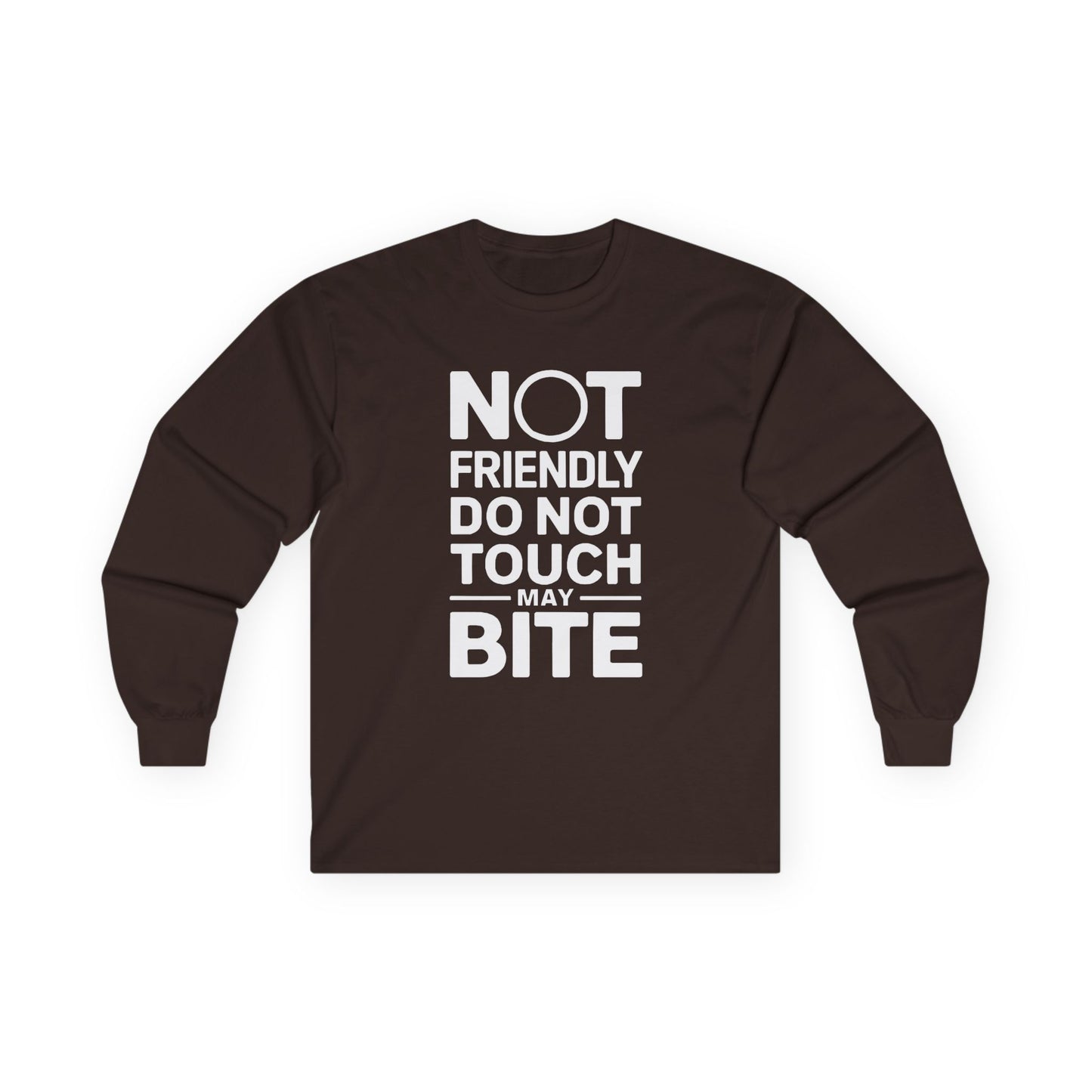 DO NOT TOUCH Unisex Ultra Cotton Long Sleeve Tee Tshirt