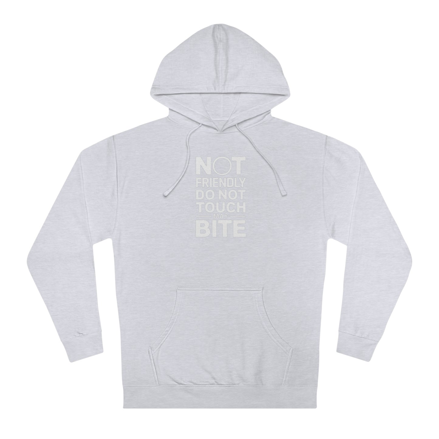 DO NOT TOUCH Unisex Cotton Hooded Sweatshirt Hoodie