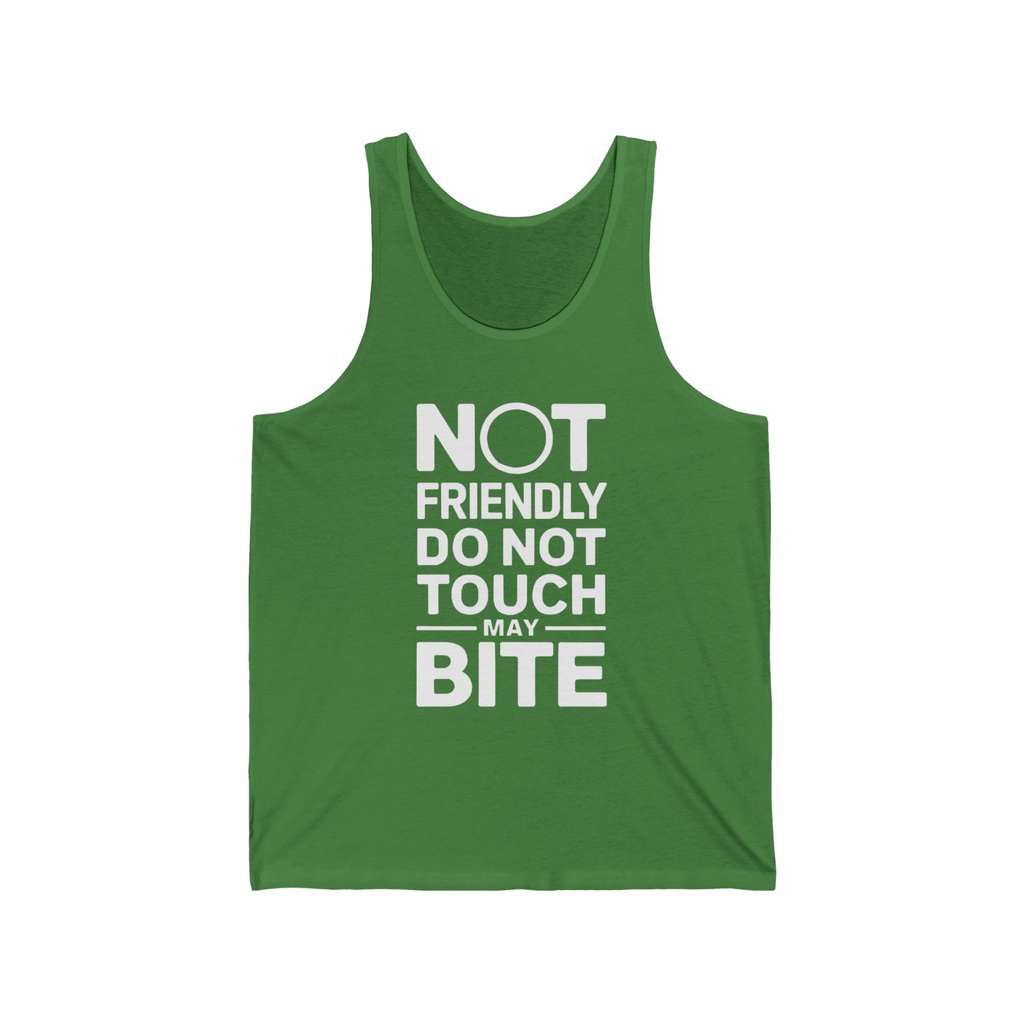 Not Friendly Unisex Organic Cotton Jersey Tank