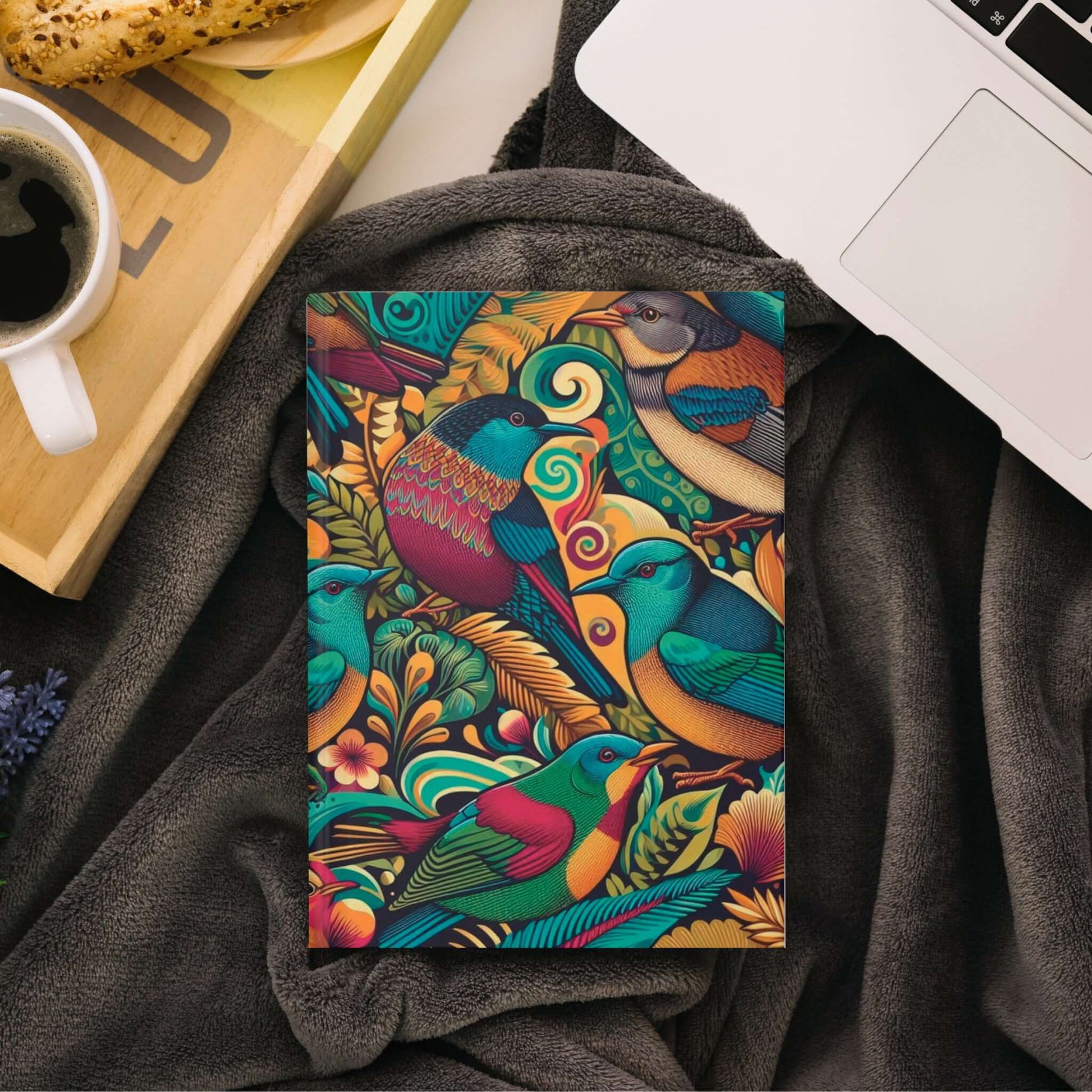 NZ Native Bird Hardcover Journal | Matte Finish Notebook | Nature-Themed Writing Diary - Wyld Peak