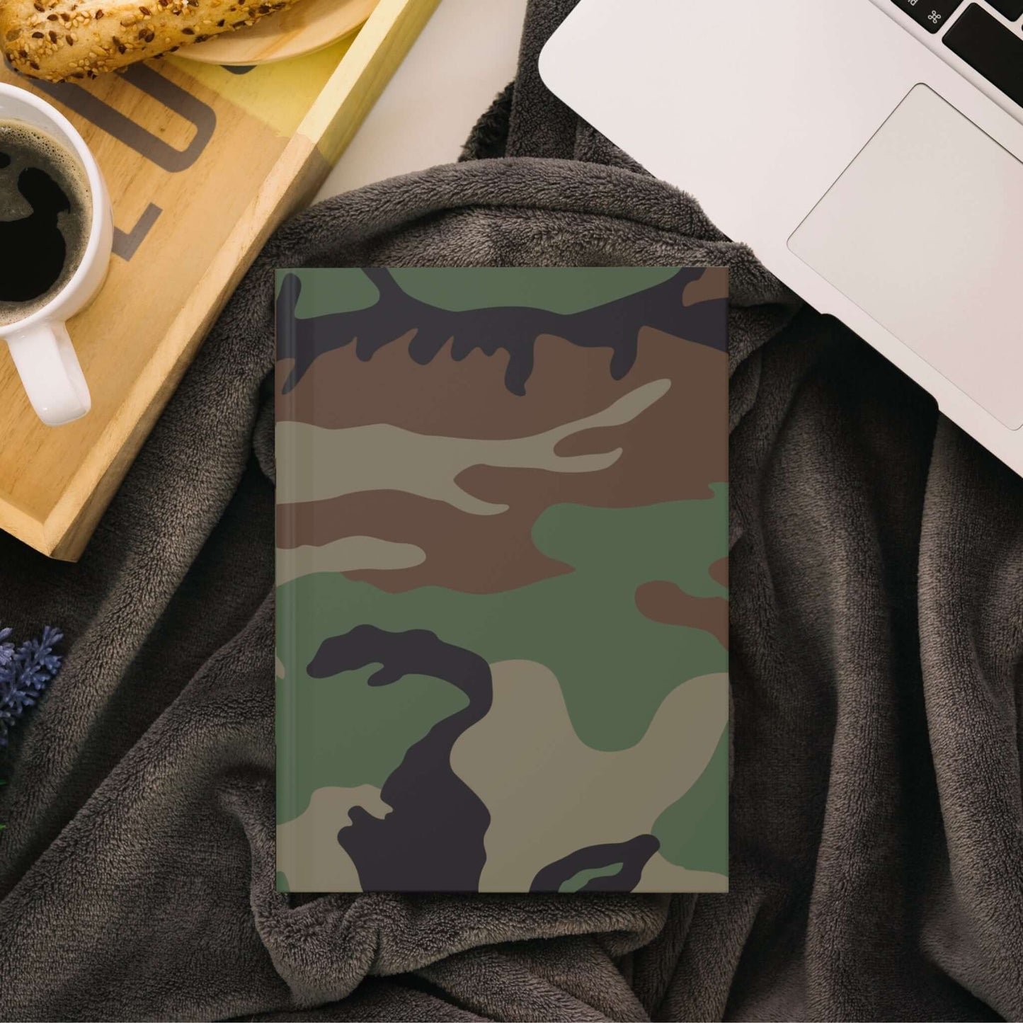 Classic Camouflage Hardcover Journal | Matte Finish Notebook | Elegant Writing Diary - Wyld Peak